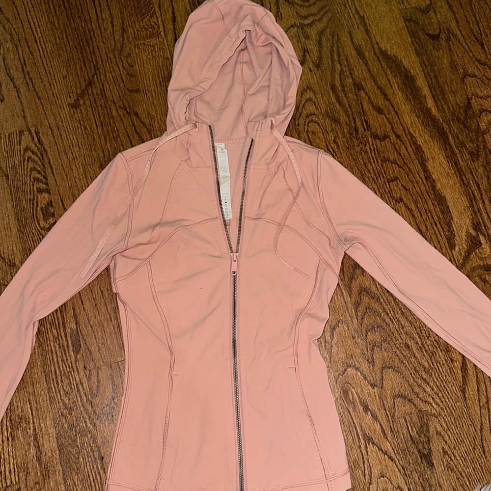 Light Pink Lululemon Define Jacket with Hood